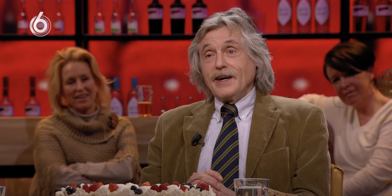 Johan Derksen Johan Derksen bij het programma Vandaag Inside van SBS6