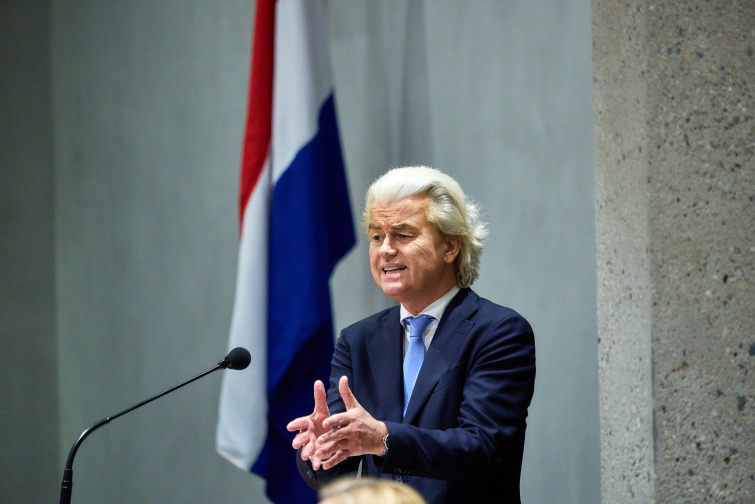 Geert Wilders, partijleider van de PVV