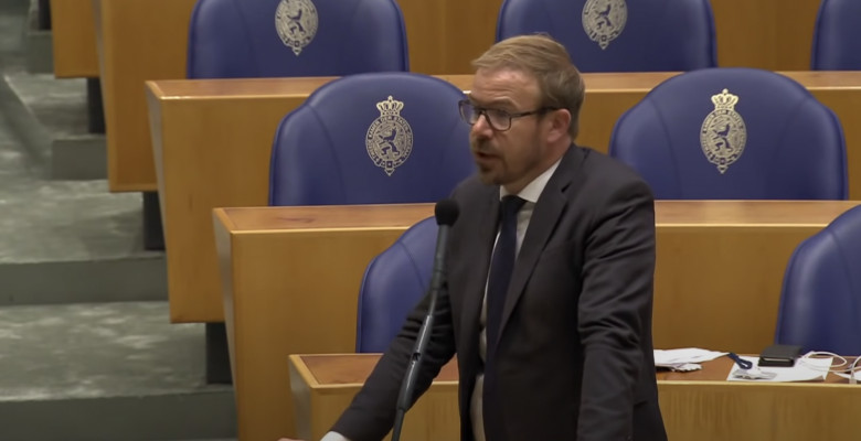 Gijs van Dijk PvdA-Kamerlid Gijs van Dijk in de Tweede Kamer.
